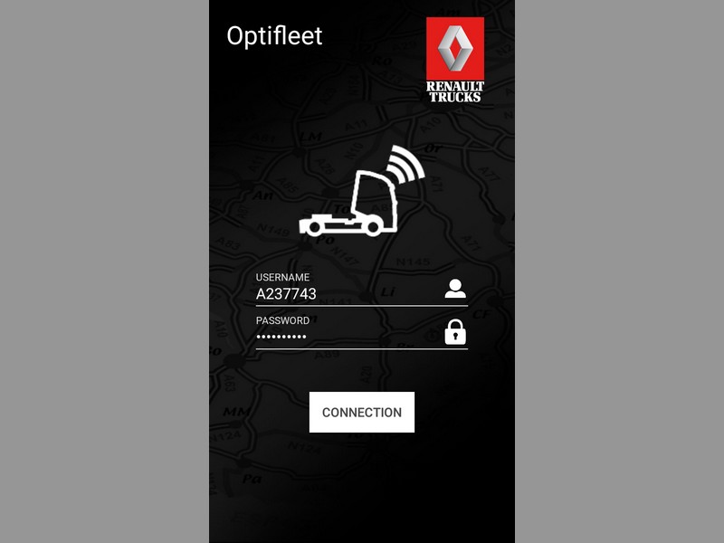 Systém Optifleet jako mobilní aplikace